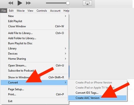 iTunes Conversione da MP3 a M4r
