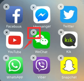 Come eliminare l'app WeChat dalla schermata principale del tuo iPhone
