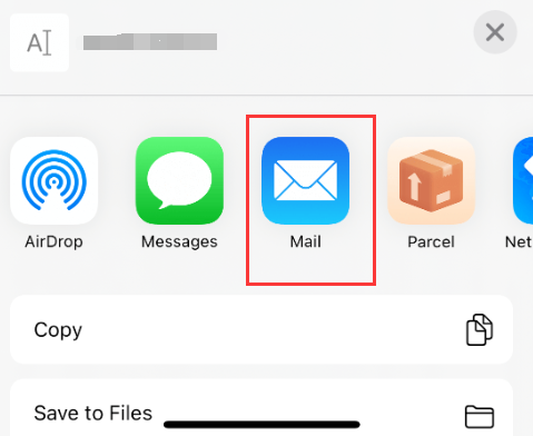 Usa la tua email per esportare i contatti iPhone in CSV