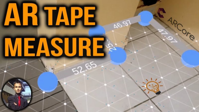 App di misurazione del nastro per Android ARCore Ruler App