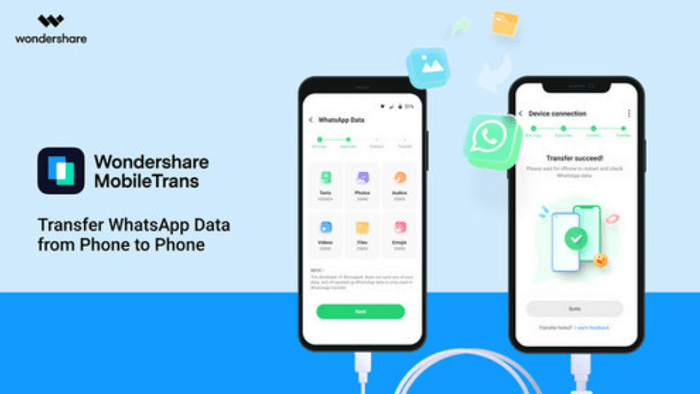 Trasferimento WhatsApp MobileTrans