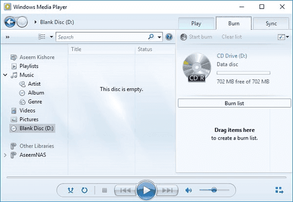 Rimuovi file in conflitto per correggere Windows Media Player Impossibile masterizzare alcuni file