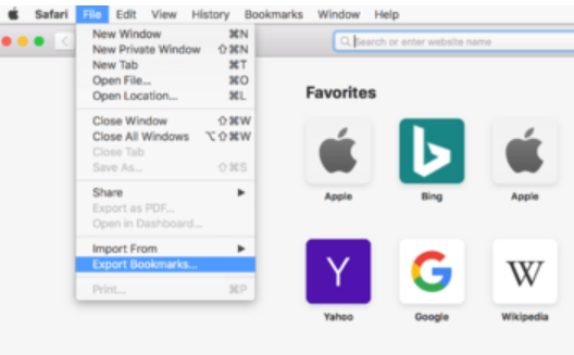 Come trasferire i segnalibri di Safari da iPhone a computer per Windows per Mac