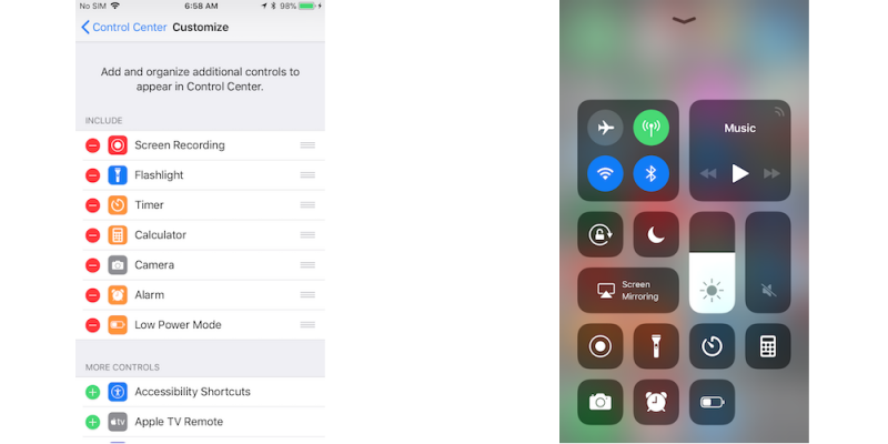 Salva i video di Snapchat Usa il tuo registratore dello schermo dell'iPhone integrato