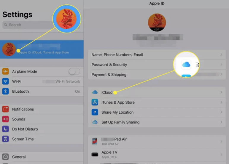 Sincronizza iPhone con iPad usando iCloud
