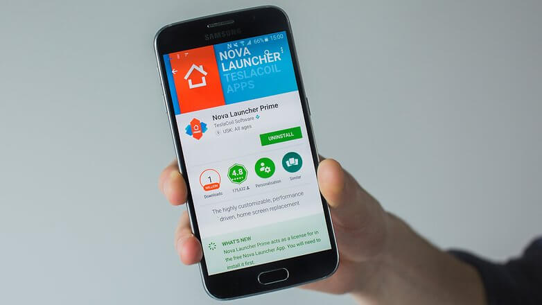 Nascondi app Android senza root Nova Launcher