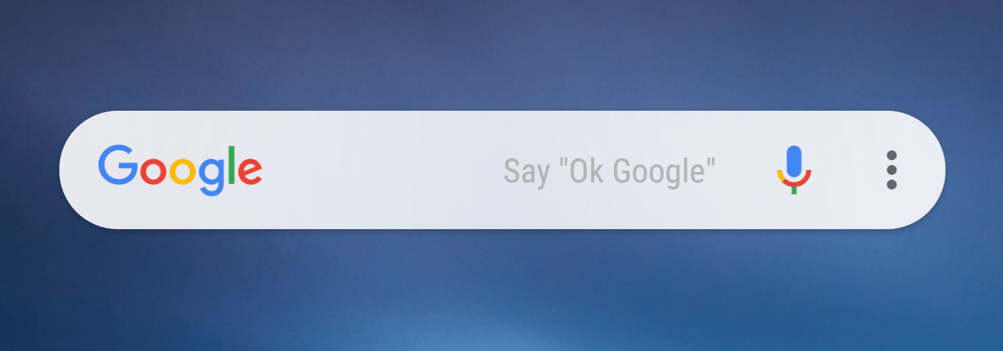 Rimuovi la barra di ricerca di Google sulla barra di ricerca di Google Android