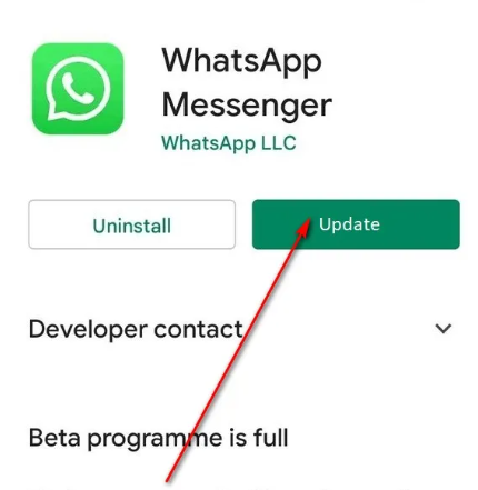 Risolvi i problemi di download di WhatsApp su iPhone aggiornando l'applicazione WhatsApp alla versione più recente