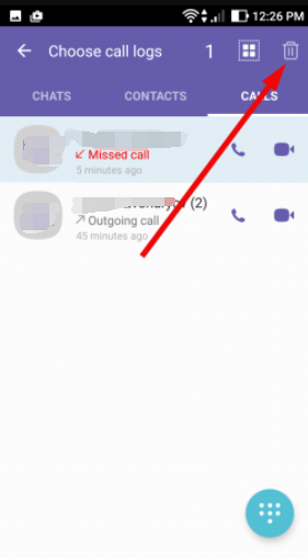 Elimina manualmente la cronologia delle chiamate Viber sul tuo dispositivo