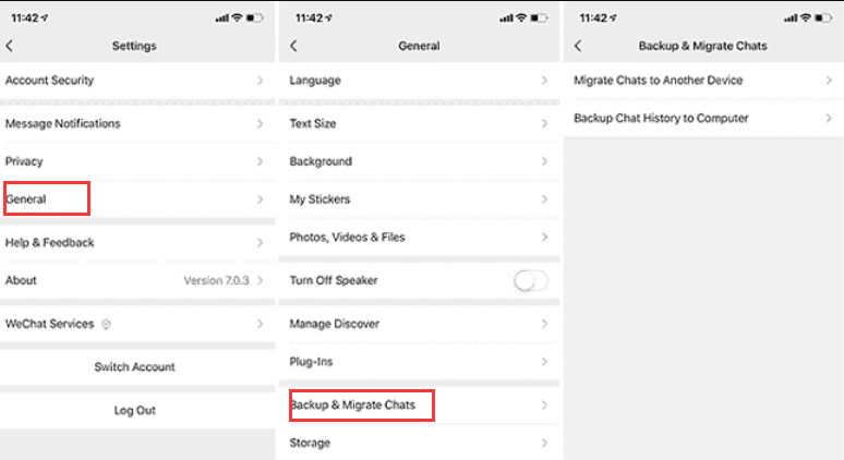Backup dei messaggi WeChat per ridurre al minimo la perdita di dati