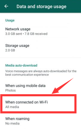 Come modificare le impostazioni di download delle foto di WhatsApp