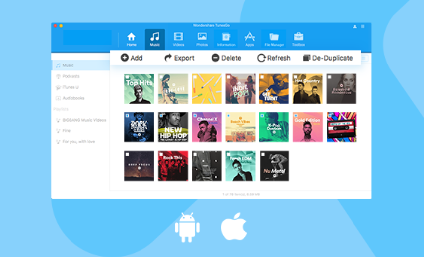 Miglior software di trasferimento musicale per iPod: Wondershare Tunesgo