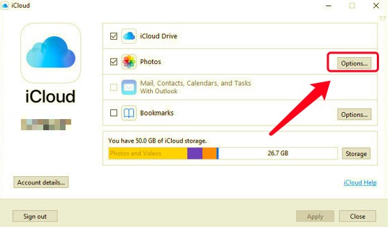 Trasferisci foto da iPhone a PC tramite iCloud Photo Library