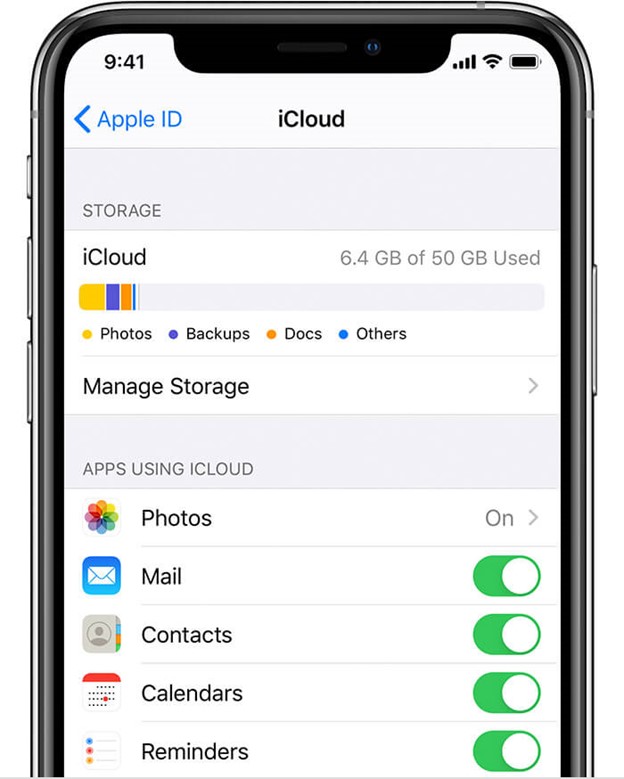 Trasferisci i dati su Samsung S10 Fold tramite iCloud