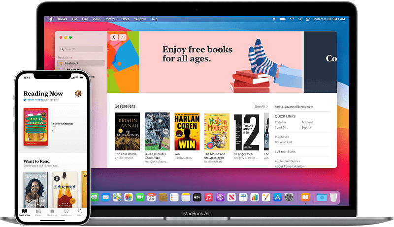 Trasferisci libri da Android a iPhone X