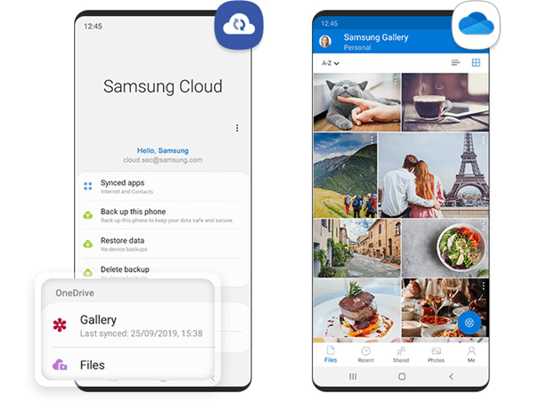 Trasferisci file Samsung con Samsung Cloud