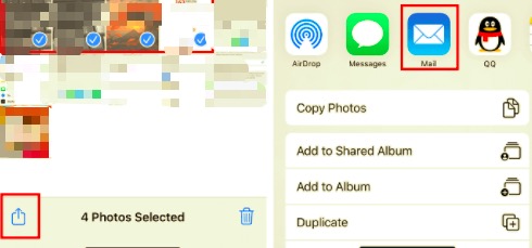 Trasferisci le tue foto da iPhone a iPad usando l'e-mail