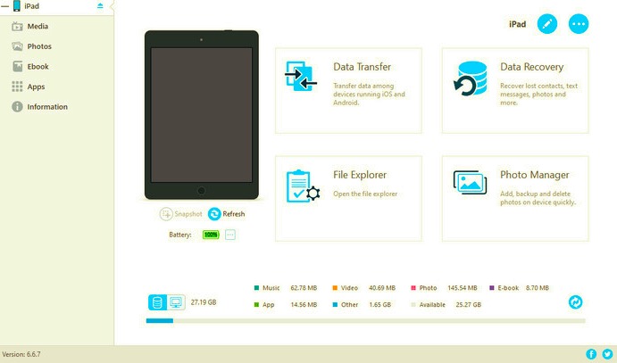 Syncios iPhone Transfer Uno dei migliori software di trasferimento iOS