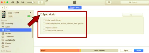 Trasferisci brani da iPod a Mac con Finder