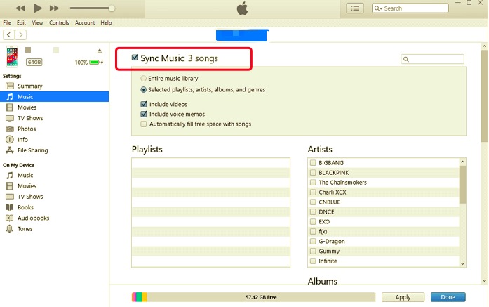 Trasferisci musica da iPhone a iPhone tramite iTunes Store