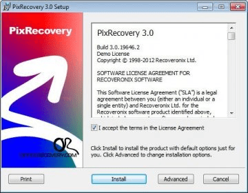 PixRecovery degli strumenti di riparazione JPEG