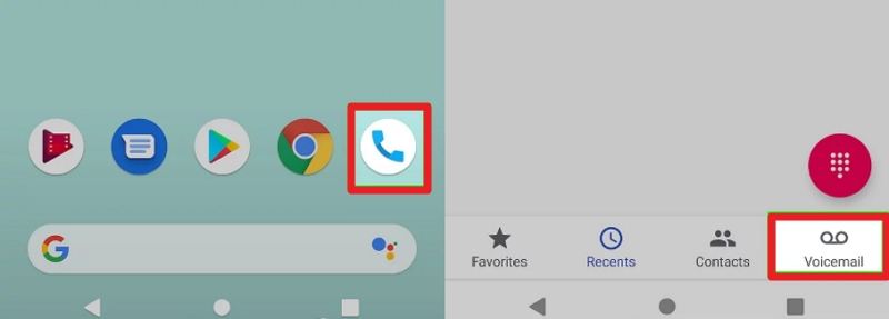 Recupera i messaggi vocali eliminati su Samsung dall'app Voicemail