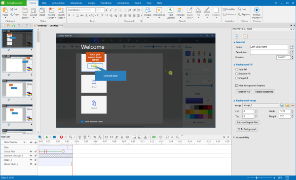 ActivePresenter - Registratore dello schermo per Mac con audio interno