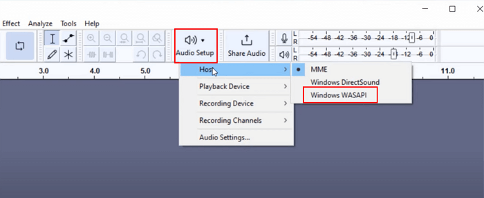Registra audio desktop con Audacity (Sistema)