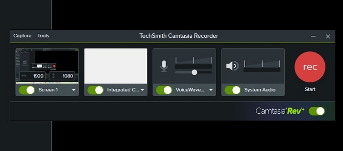 Registratore Camtasia per Mac