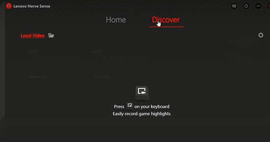 Registrazione dello schermo su un laptop Lenovo utilizzando Nerve Center