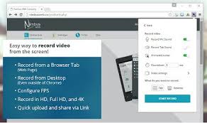 Registratore online Nimbus per la registrazione di audio