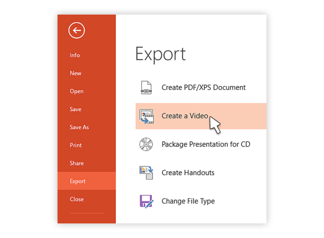 Trasforma il tuo PowerPoint in un video