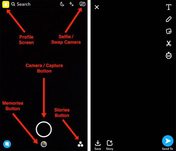 Registra durante la riproduzione di musica su Snapchat
