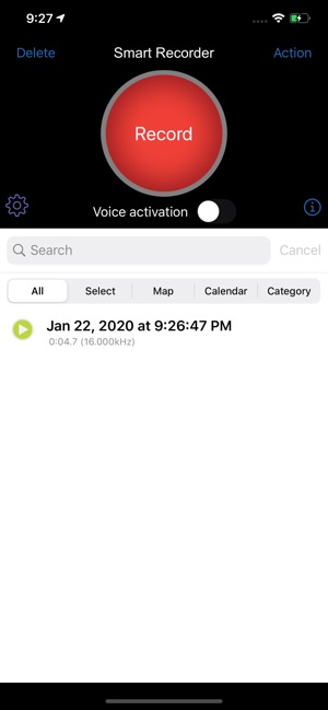 Registra audio in streaming su Android