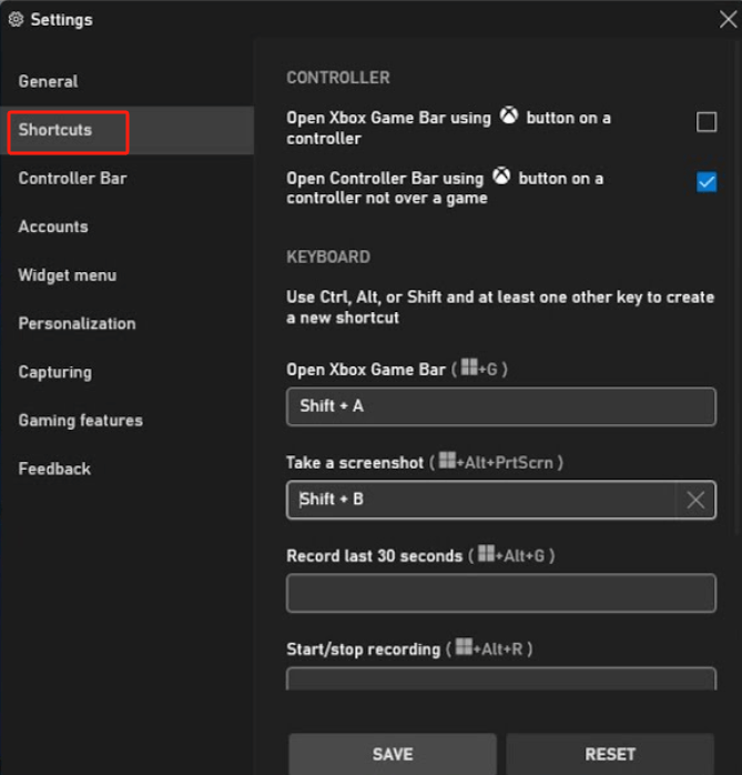 Registra gli ultimi 30 secondi su PC utilizzando Xbox Game Bar