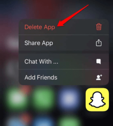 Come eliminare definitivamente l'app Snapchat su iPhone