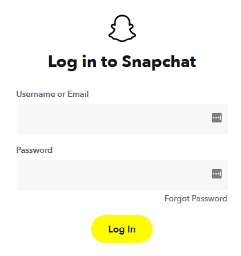 Accedi al tuo account per sbloccare l'account Snapchat