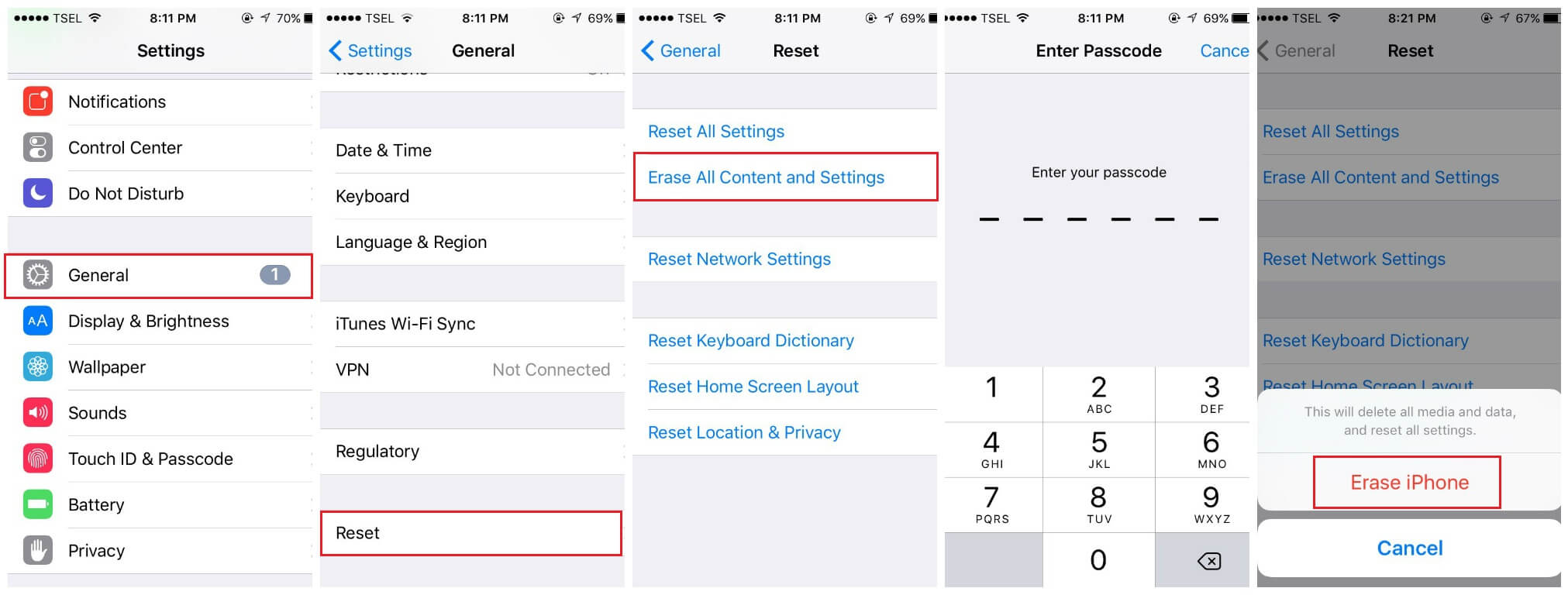 ripristinare iphone tramite icloud