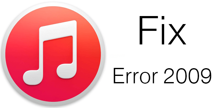 correggere l'errore 2009 di iPhone o iTunes