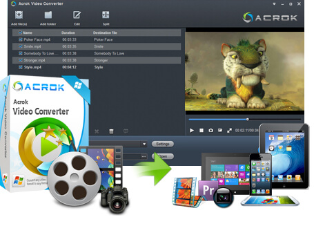 Usa Acok Video Converter Ultimate per convertire 4K in 1080P