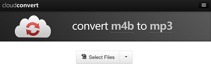 Strumento online di conversione da FLAC a MP3: CloudConvert