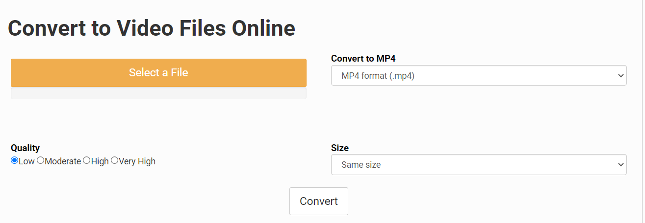 Usa la conversione di file per convertire DVD in MP4