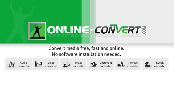 Usa Online-Convert per convertire MP4 in WAV