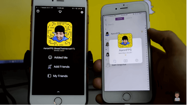 Impara a usare FaceTime su Snapchat