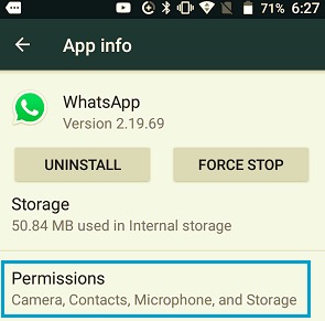 Consenti ai permessi dei contatti di WhatsApp su Android di correggere i contatti che non vengono visualizzati