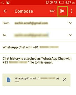 Esporta chat WhatsApp in PDF