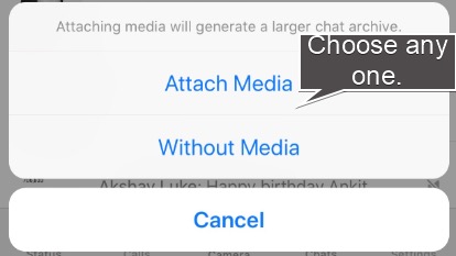 Scarica i messaggi di WhatsApp sul PC tramite e-mail