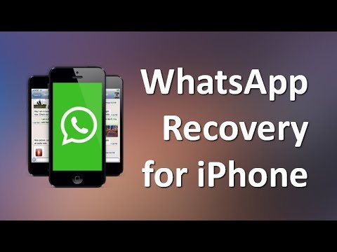 Usa Whatsapp Recovery per iPhone X / 8 / 7 / 6s