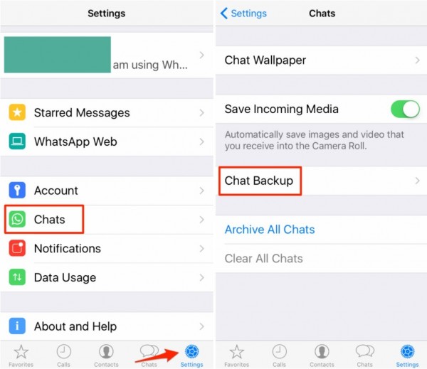 Visualizza vecchi messaggi su iPhone utilizzando WhatsApp