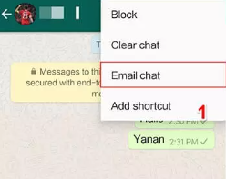 Come eseguire il backup dei messaggi di WhatsApp su iPhone tramite e-mail?